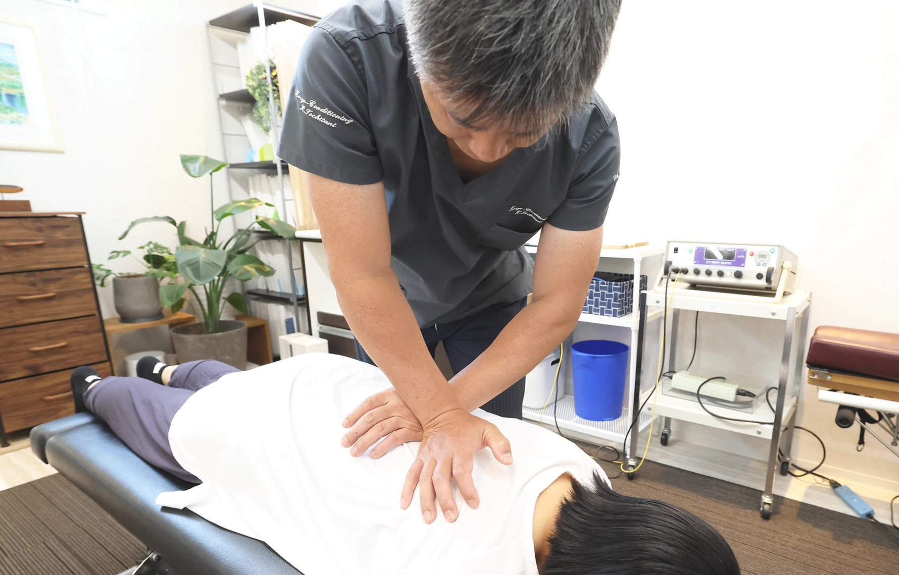 広陵コンディショニングの施術室